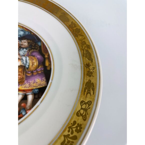 Vtg Royal Copenhagen Denmark 9628 Hans C Anderson Emperor's New Clothes Plate - Picture 5 of 11